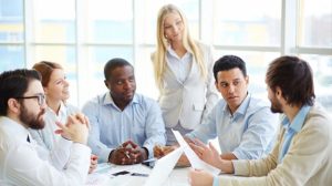 réunion équipe entreprise